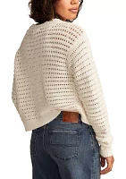 Women's Pointelle Cardigan