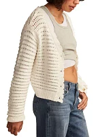 Women's Pointelle Cardigan