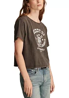 Giddy Up Cropped Graphic T-Shirt