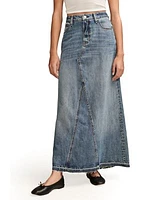 Denim Maxi Skirt