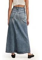 Denim Maxi Skirt