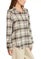 Tunic Plaid Shirt