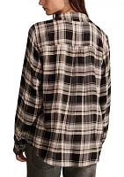 Women's Plaid Boyfriend Shirt