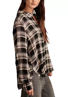 Women's Plaid Boyfriend Shirt