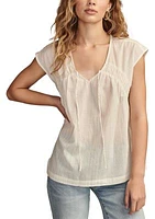 Women's Sleeveless Woven Top