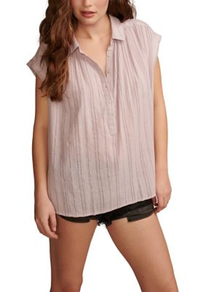 Short Sleeve Button Front Shirt