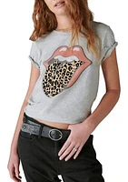 Women's Rolling Stones Animal Lips Graphic T-Shirt