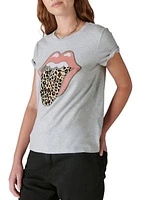 Women's Rolling Stones Animal Lips Graphic T-Shirt