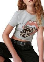 Women's Rolling Stones Animal Lips Graphic T-Shirt