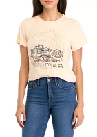 Women's Pioneer Town Graphic T-Shirt