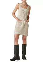 Women's Crochet Baja Tunic Dress