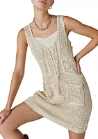 Women's Crochet Baja Tunic Dress