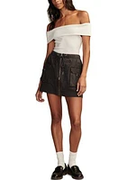 Women's Zip Front Utility Skirt