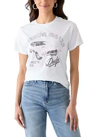 Women's Short Sleeve Relaxed Fit American Muscle Graphic T-Shirt