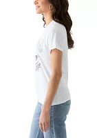 Women's Short Sleeve Relaxed Fit American Muscle Graphic T-Shirt