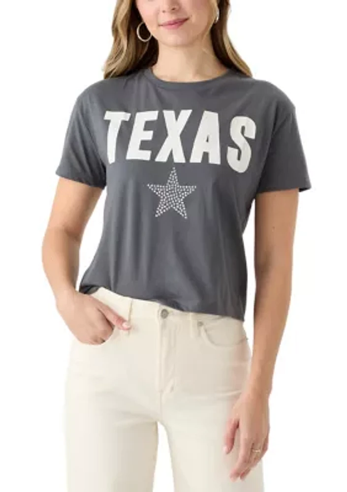 Women's Boxy Meet and Greet Texas Graphic T-Shirt