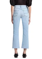 Women's High Waisted Slim Kick Jeans