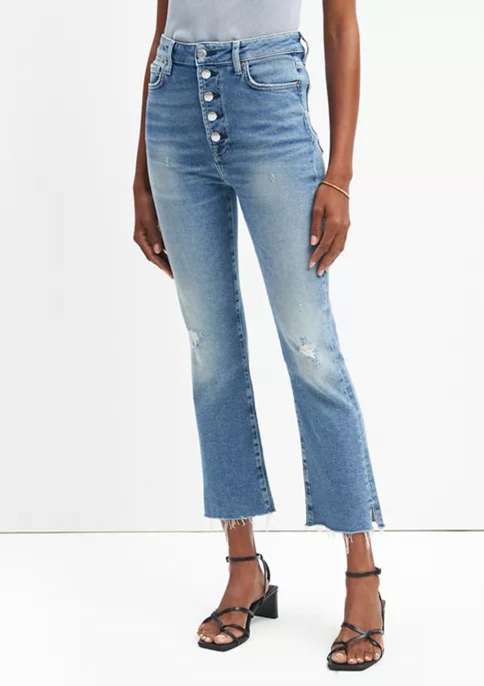 slim kick jeans