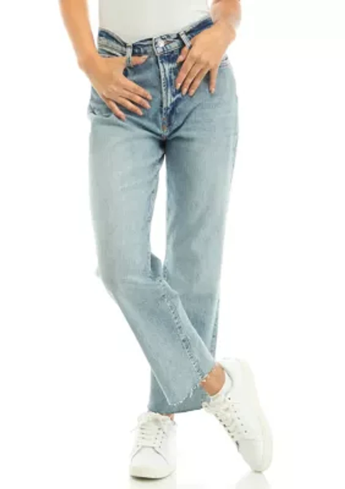 Women's Logan Stovepipe Jeans with Fringe Hem