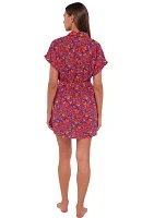 Rue Paisley Lucia Printed Swim Cover Up Dress