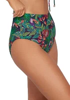 Welcome to Rio High Waist Brief Swim Bottoms