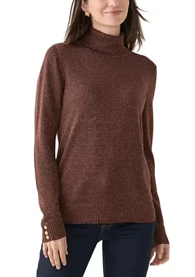 Women's Long Sleeve Turtleneck Sweater