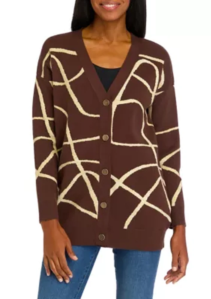 Women's Printed Cardigan