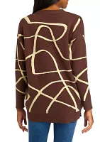 Women's Printed Cardigan