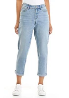 Women's Mid Rise Boyfriend Jeans