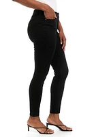 Women's Mid Rise Skinny Stretch Jeans