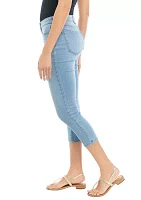 Petite 5 Pocket Cropped Denim Jeans