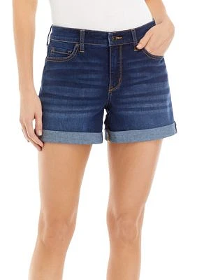 Women's Mid Rise 4" Denim Shorts