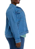 Plus Denim Jacket