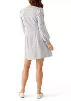 Women's Long Sleeve French Terry Dress