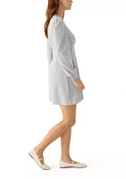 Women's Long Sleeve French Terry Dress