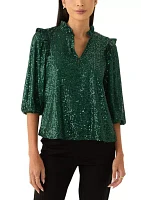 Petite Sequin Top