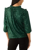 Petite Sequin Top