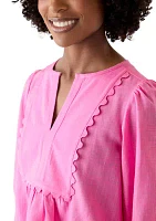 Women's Ric Rac Scallop Top