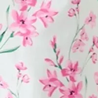 Women's Printed Button Short Dress