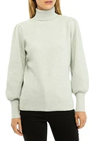 Women's Long Sleeve Turtleneck Pullover Sweater