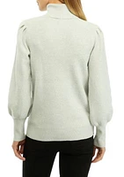 Women's Long Sleeve Turtleneck Pullover Sweater