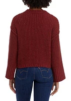 Women's Chenille Drop Shoulder Sweater