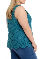 Plus Crochet Tank