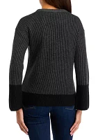 Women's Plaited Knit Sweater