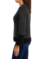 Women's Plaited Knit Sweater