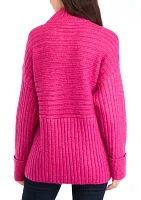 Women's Ribbed Mock Neck Sweater