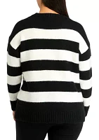 Plus Bold Striped Sweater