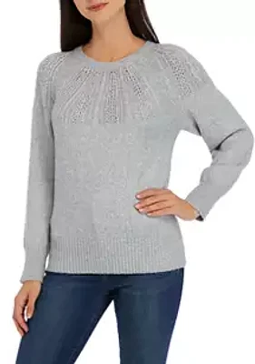 Chaps Women's Cable Knit Sweater