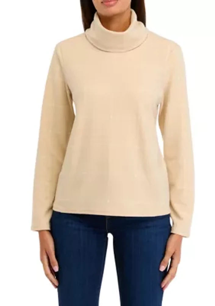 Women's Long Sleeve Cowl Neck Top