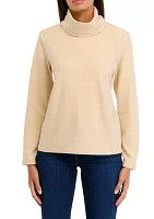 Women's Long Sleeve Cowl Neck Top